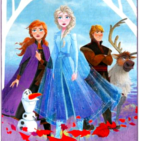 Disney Other Disney Frozen Fleece Throw Blanket Poshmark